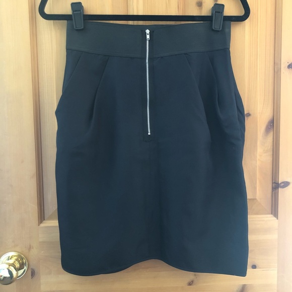 Aritzia Wilfred Silk Wrap Skirt with zipper back - Picture 3 of 6